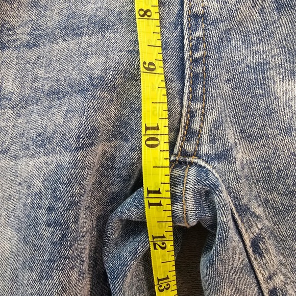 Nine Planet Women's Size 14 Acid Wash Ripped Distressed Denim Jeans - Picture 6 of 7